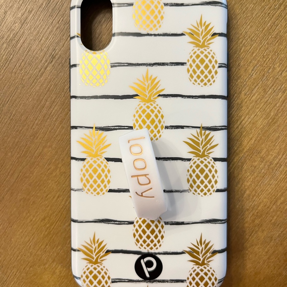 EUC Pineapple Loopy Case for IPhone X